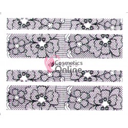 Stickere 3D pentru unghii cod Silver HBJY015